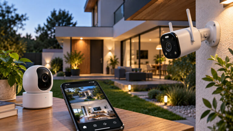 Meilleure caméra surveillance WiFi 2026 : comparatif intérieur et extérieur